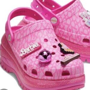 Barbie crocs 9.5